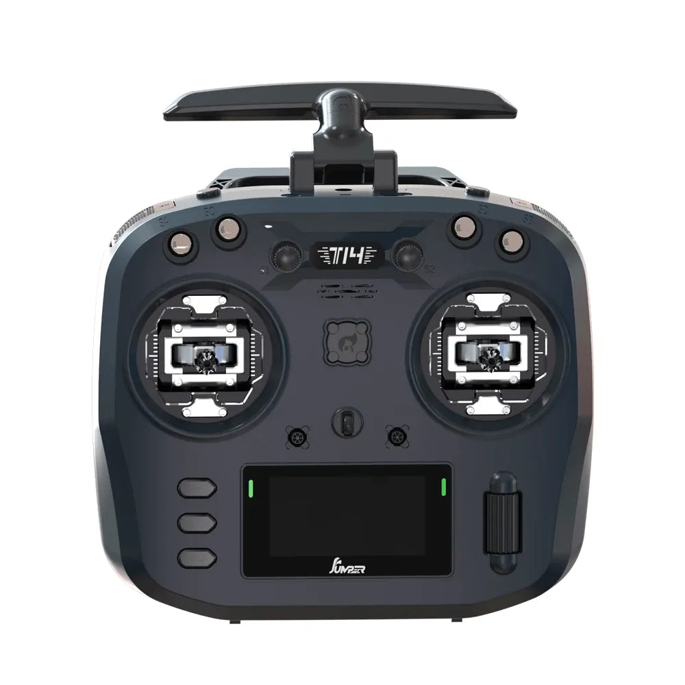2024 New Jumper T14 2.4GHz 1W ELRS Hall/RDC90/CNC Hall Gimbals 2.42" OLED Screen EdgeTX Radio Controller - Hall Gimbal