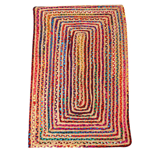 Jute Teppich Esha bunt - 60x110 cm