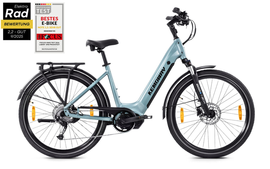 Kemoway City E-Bike K5 - Blau / S/46CM