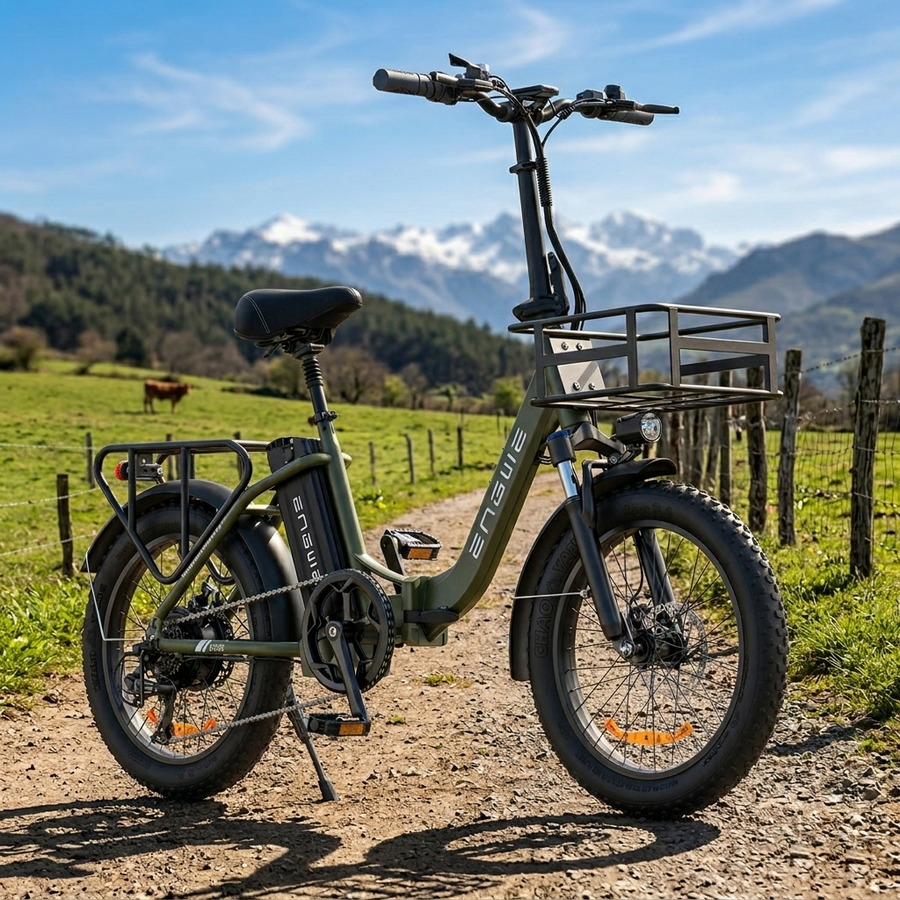 Engwe L20 SE 250W 20-Inch Foldable Step-Through Electric Trekking Bike with 36V 15.6Ah Battery