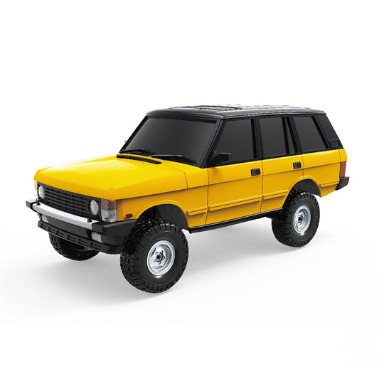 LDRC 18401 1/18 Scale Full Proportional 4WD RTR RC Rock Crawler Car with LED (Upgraded Diving Version) - Yellow / Standard Edition