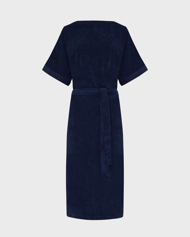 Vilebrequin - Women Reversible Terry Cover Up Solid - Dress - Leyla - Blue - Size XL