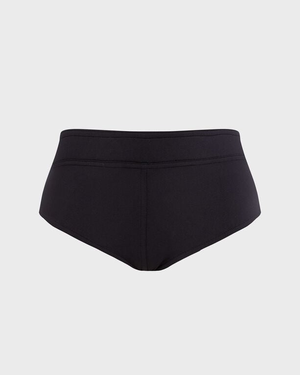 Vilebrequin - Women Midi Brief Sculpting Bikini Bottom Solid - Swimwear - Lighta - Black - Size L
