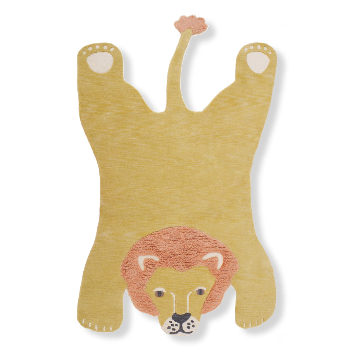 Lion Rug - 3' x 5' / Yellow