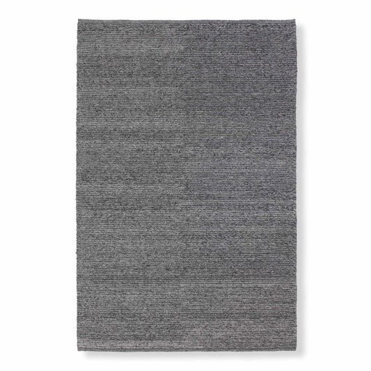Braided Wool Gray - 5' x 8' / Dark Gray