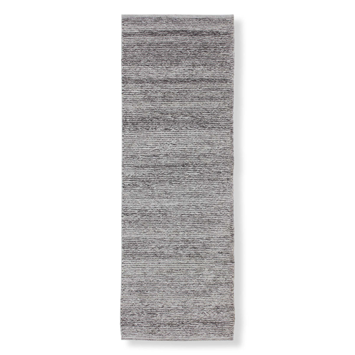 Braided Light Gray - 2'6" x 9' / Light Gray
