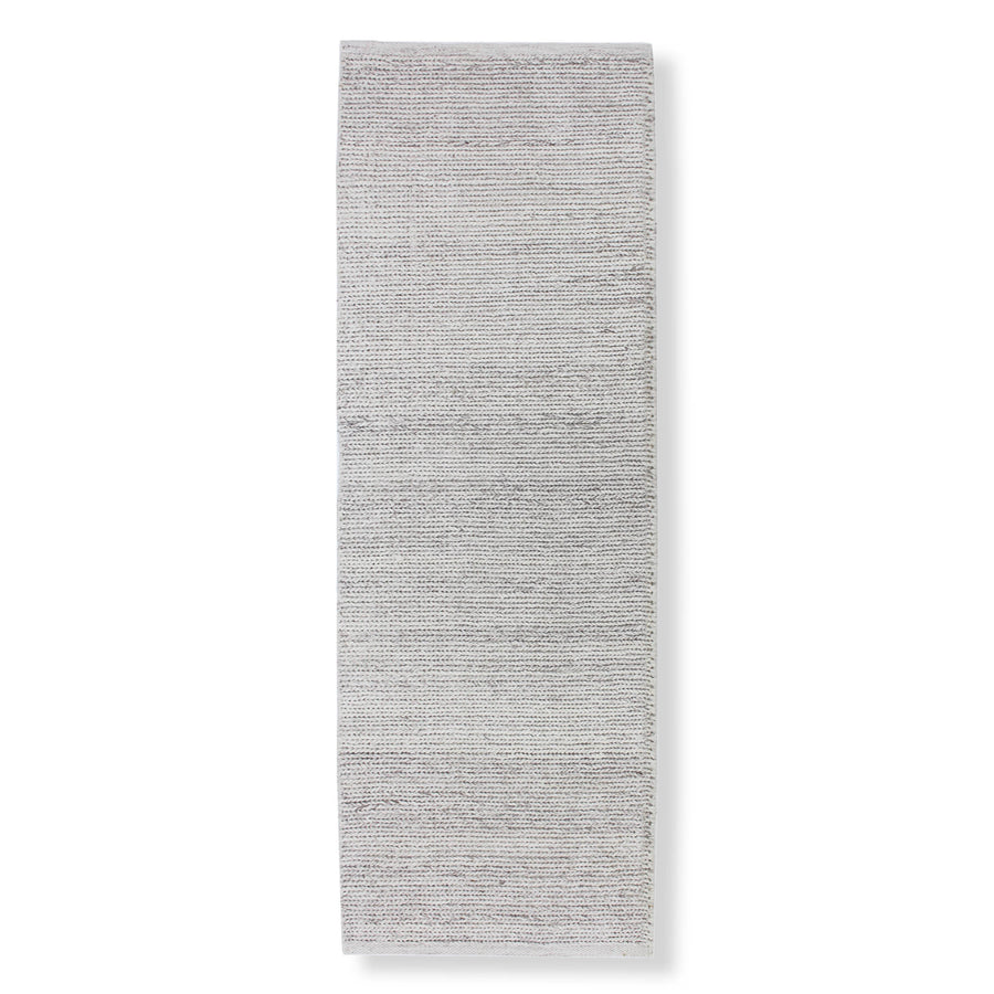 Braided Snow - 2'6" x 7' / Snow
