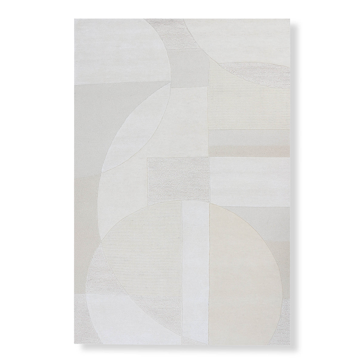 Circle Circle Dot Dot - 10' x 14' / Ivory