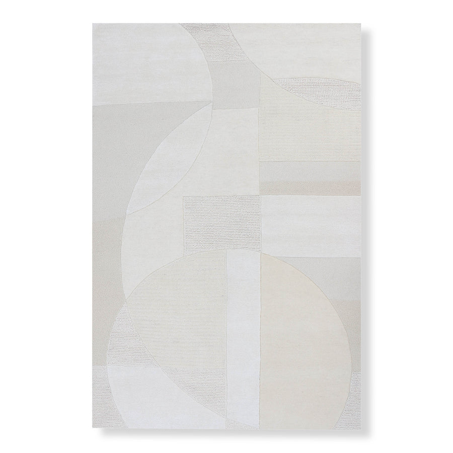 Circle Circle Dot Dot - 10' x 14' / Ivory