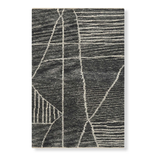 Lulu Shaggy - 8' x 10' / Steel Grey