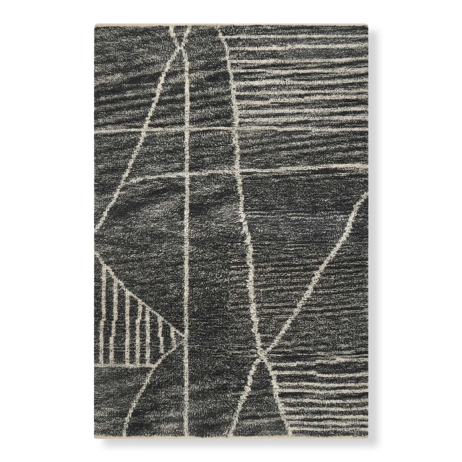 Lulu Shaggy - 8' x 10' / Steel Grey