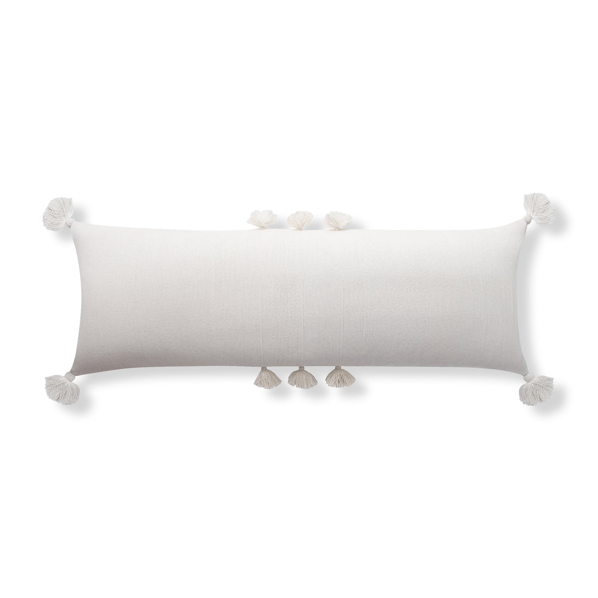 Minna Oblong Pillow - 14" x 40" / White