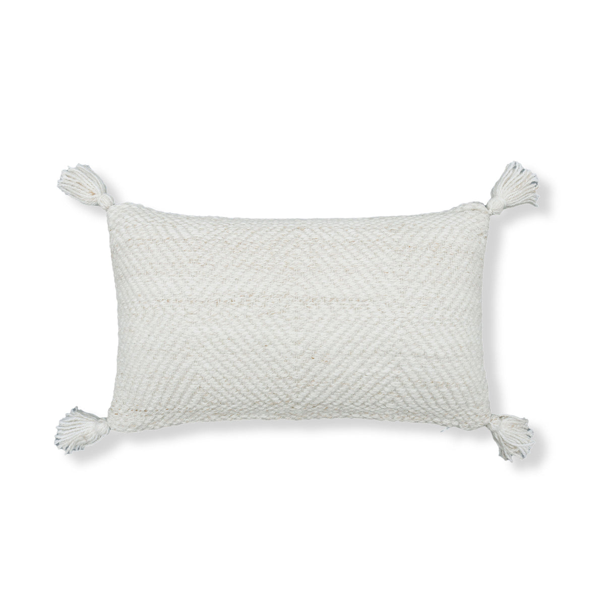 Sierra Lumbar Pillow - 12" x 21" / White