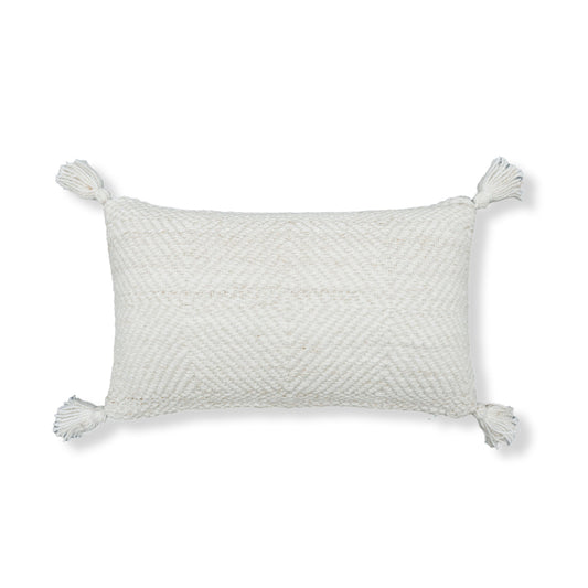 Sierra Lumbar Pillow - 12" x 21" / White