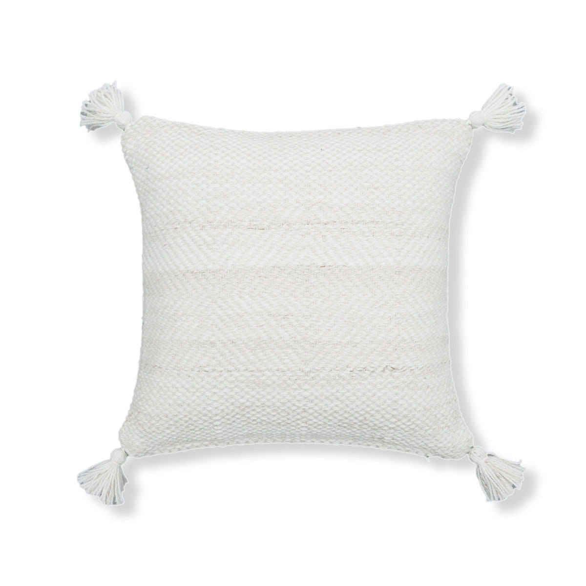 Sierra Pillow - 18" x 18" / White