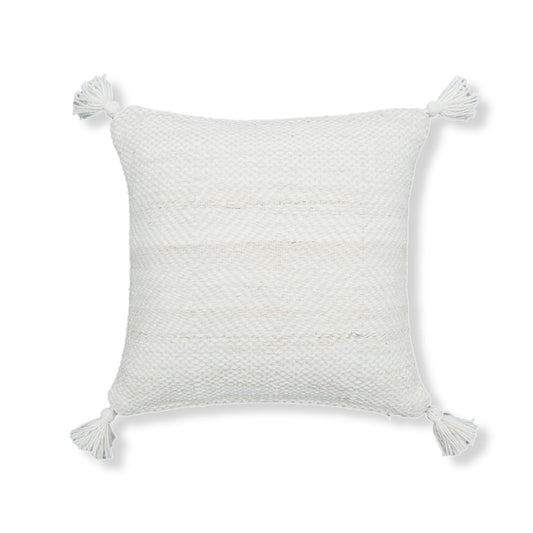 Sierra Pillow - 18" x 18" / White