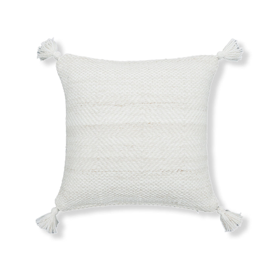 Sierra Pillow - 18" x 18" / White
