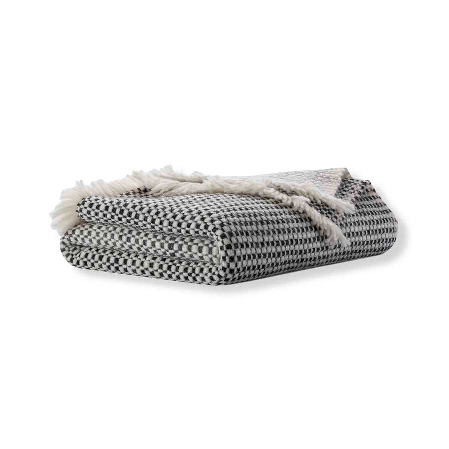 Tres Gray Alpaca Throw - 50" x 70" / Gray Baby Alpaca