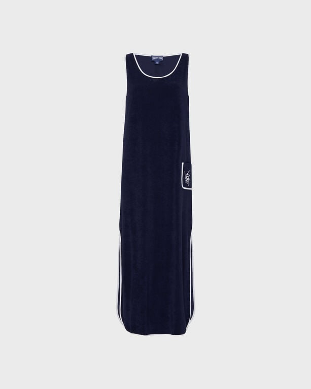 Vilebrequin - Women Long Terry Tank Dress Vbq Line - Dress - Lindsay - Blue - Size S