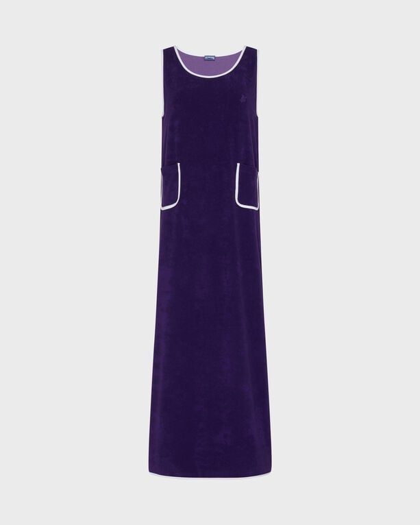 Vilebrequin - Women Terry Long Tank Dress Solid - Dress - Lindsay - Purple - Size XL