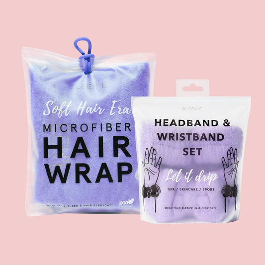 The Wrap & Drip Set - Purple