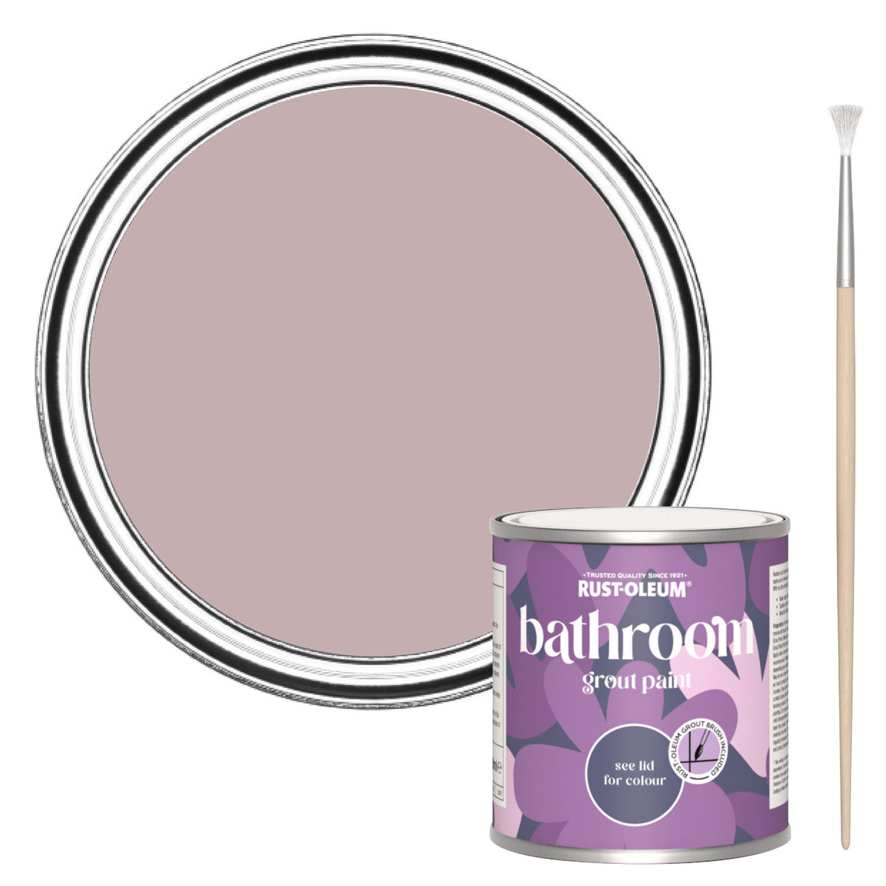 Rust-Oleum Pink Bathroom Grout Paint - Little Light 250ml