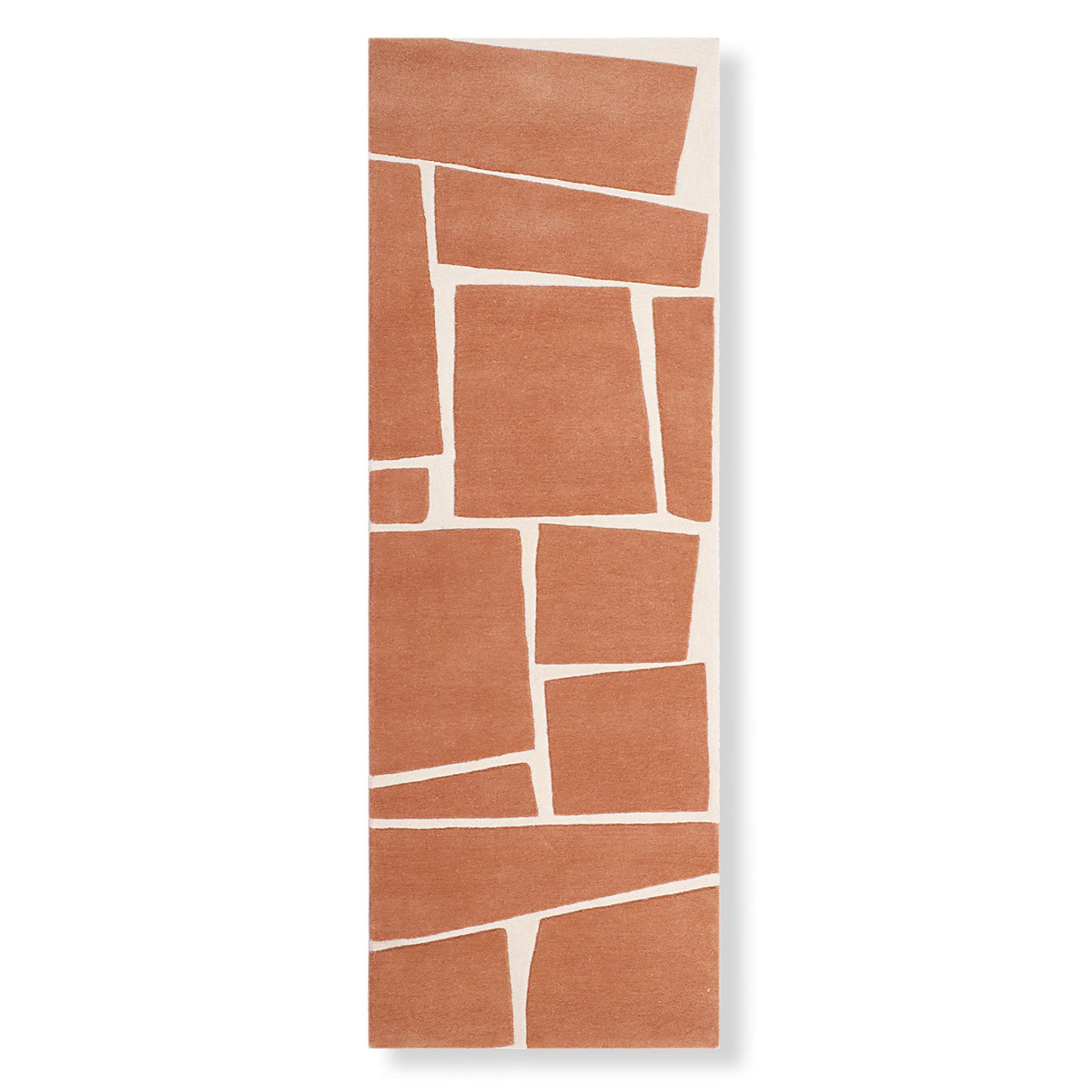 Cubist - 2'6" x 9' / Terracotta