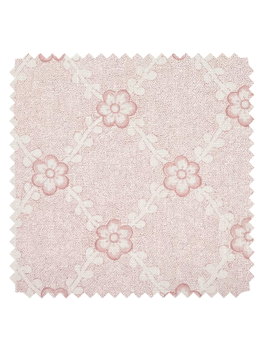 Lucia' Linen Fabric by Nathan Turner - Pink - LINEN / YARD