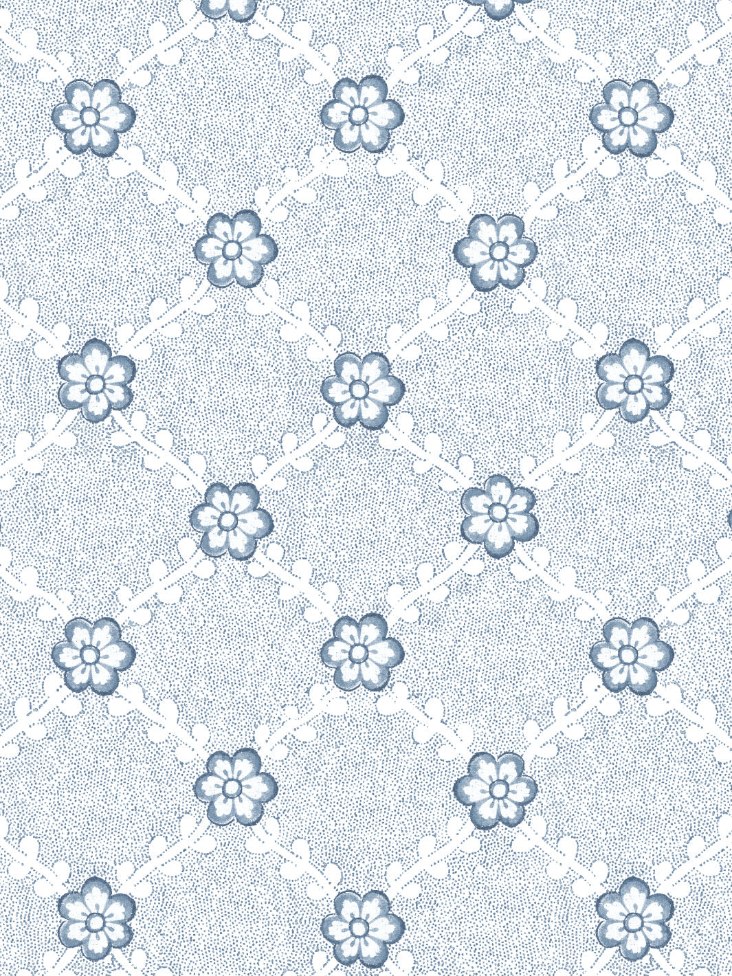 'Lucia' Wallpaper by Nathan Turner - Blue - Removable / 26 in. x 4.5 ft.