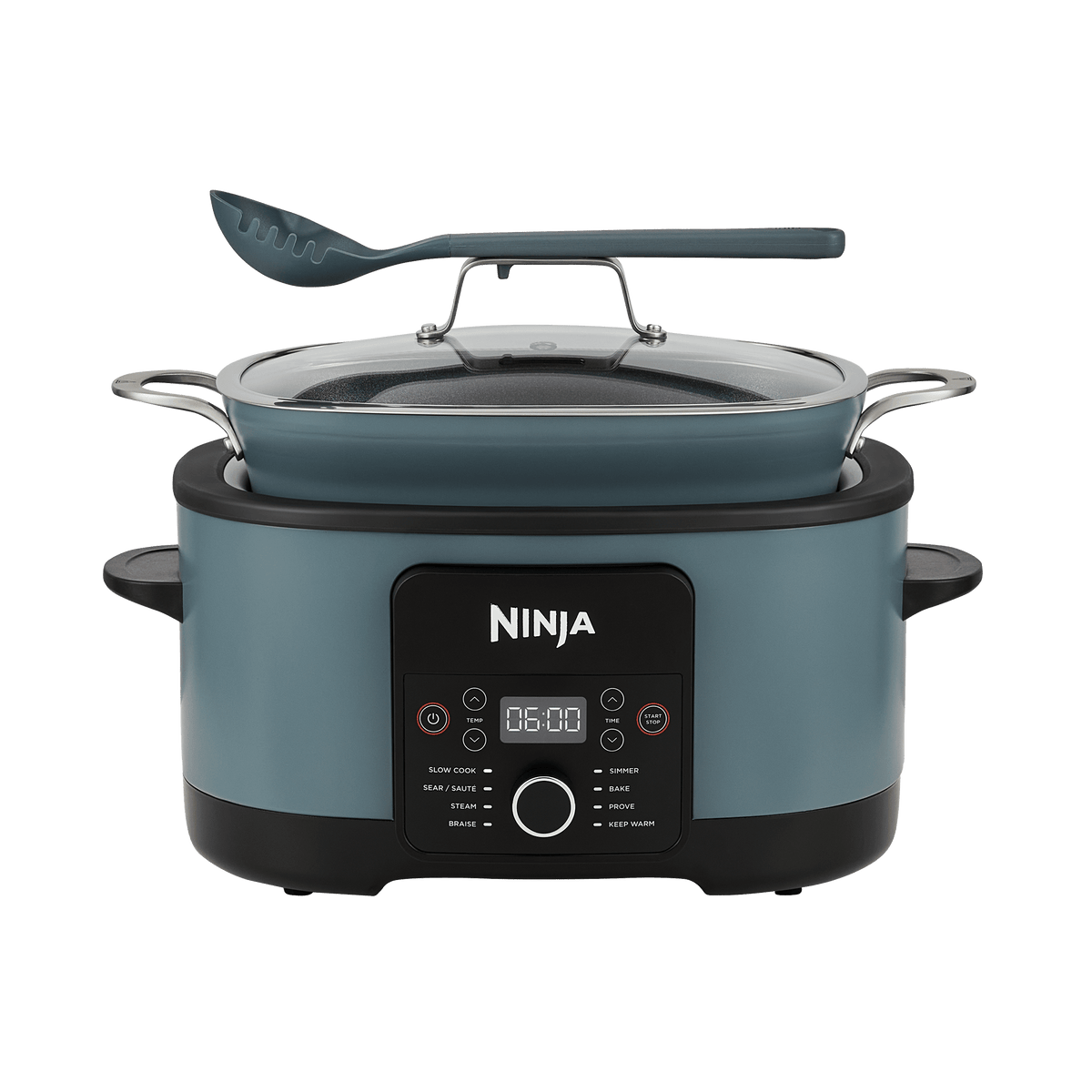 Ninja Foodi 8-in-1 PossibleCooker Slow Cooker & Multi-Cooker - Sea Salt Grey/Blue, MC1001UK