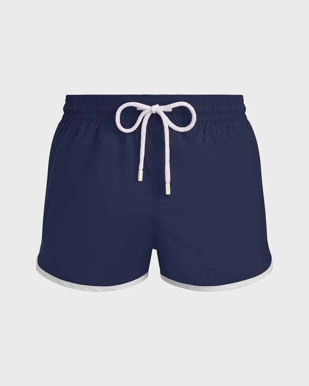 Vilebrequin - Men Short Ultra-light Swim Shorts Solid - Swimwear - Meno - Blue - Size XL