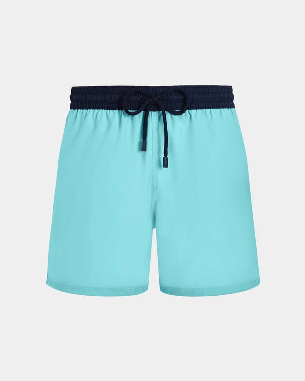 Vilebrequin - Men Ultrafine Wool Swim Shorts Super 120's - Swimwear - Magnus - Blue - Size XXXL