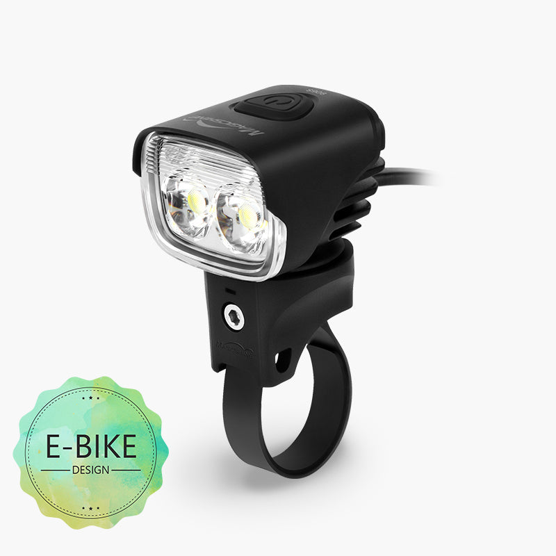 MJ-906S 6–12V High-Output E-Bike Light - No Cable
