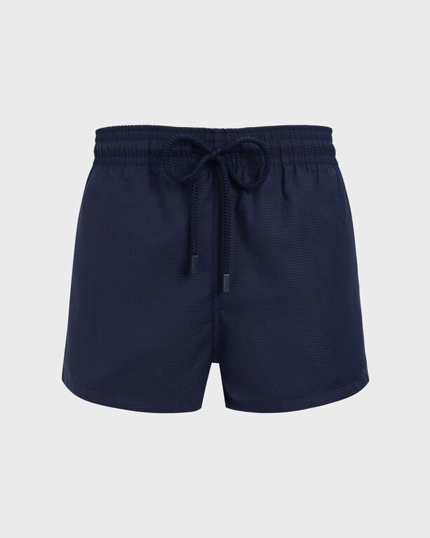 Vilebrequin - Men Short Ultrafine Merino Wool Swimwear Micro Carreaux - Swimwear - Milton - Blue - Size XXXL