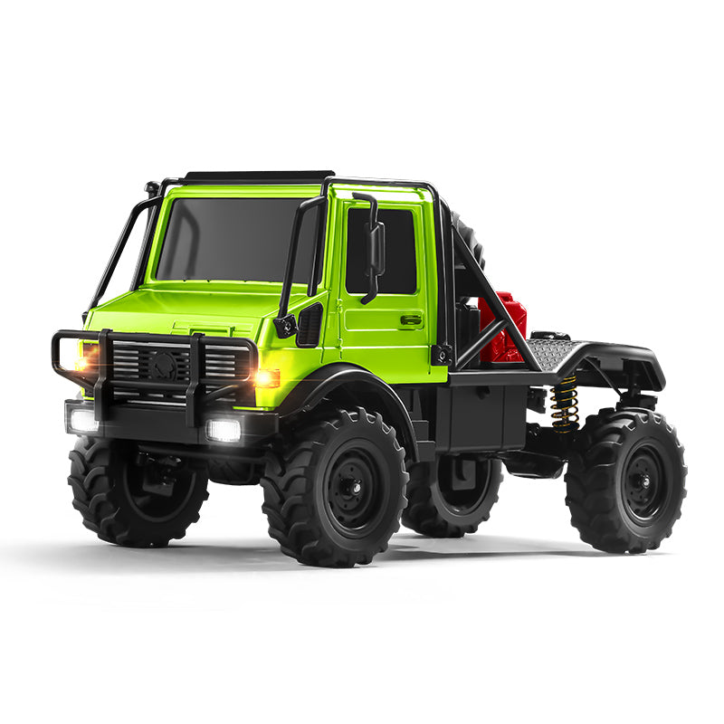 MNRC MN-333 1/18 Scale Unimog U4000 Full Metal Body RTR 4WD RC Rock Crawler - Green