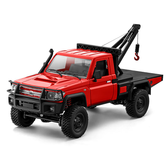 MNRC MN82T 1/12 Scale TOYOTA LC79 4WD RTR Off Road RC Rock Truck Crawler with LED Lights - Red