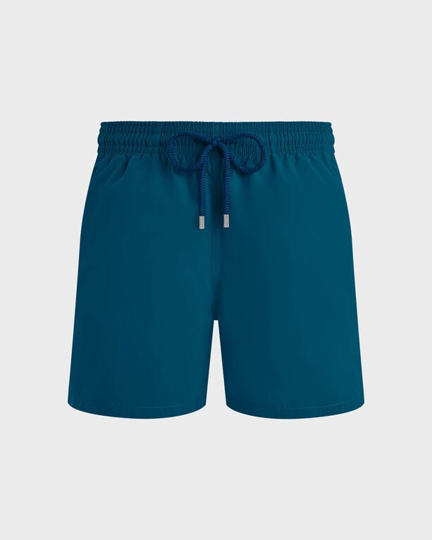 Vilebrequin - Men Swim Shorts Solid - Swimwear - Moorea - Blue - Size S