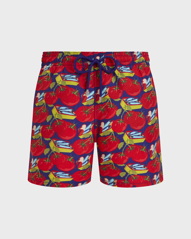 Vilebrequin - Men Swim Shorts Sardine And Tomato - Swimwear - Moorea - Blue - Size XXXL