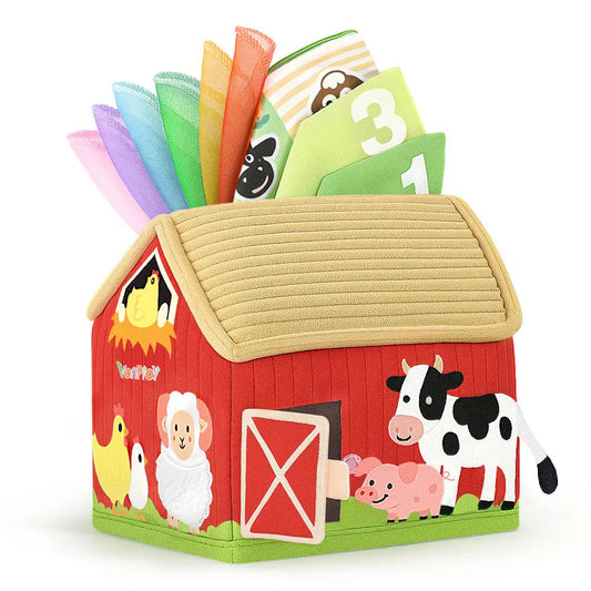 Montessori Tissue Box Toy for Babies 6-12 Months