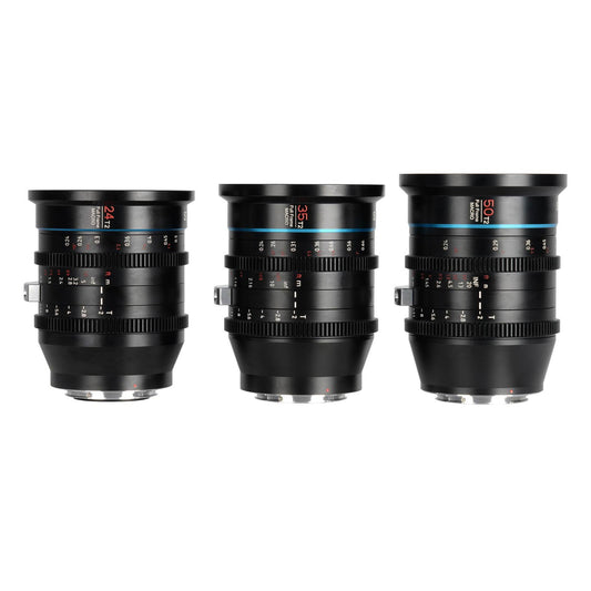 SIRUI Jupiter 3eR-Set 24mm/35mm/50mm T2 Makro Cine Vollformat-Objektiv - EF-Mount