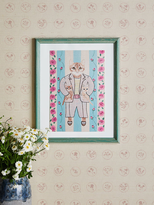 'Petunia And Her Boys' by Carly Beck Art Print - SMALL