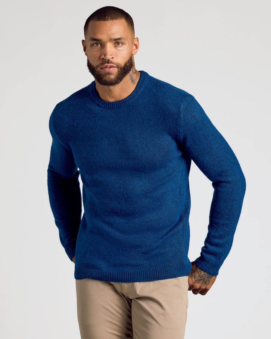 True Classic Multi Heather Fiord Marled Crew Neck T-Shirt Sweater | 3XL