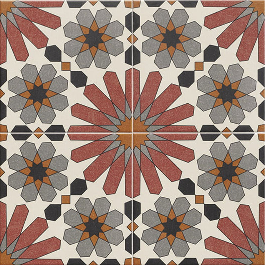 Marokkanische Fliesen 20x20 cm – Multicolor