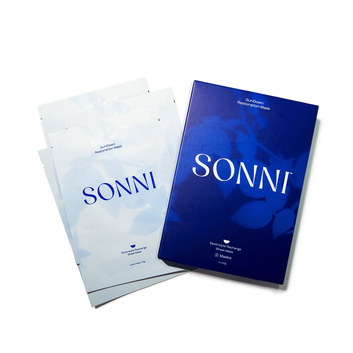 SunDown Electrolyte Sheet Mask (Pack of 4) [Wholesale]