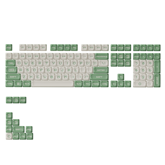 Matcha Bear Keycap Set (122-Key)