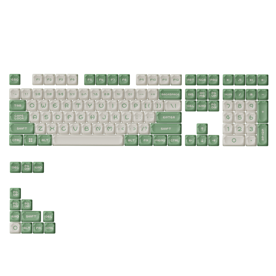 Matcha Bear Keycap Set (122-Key)