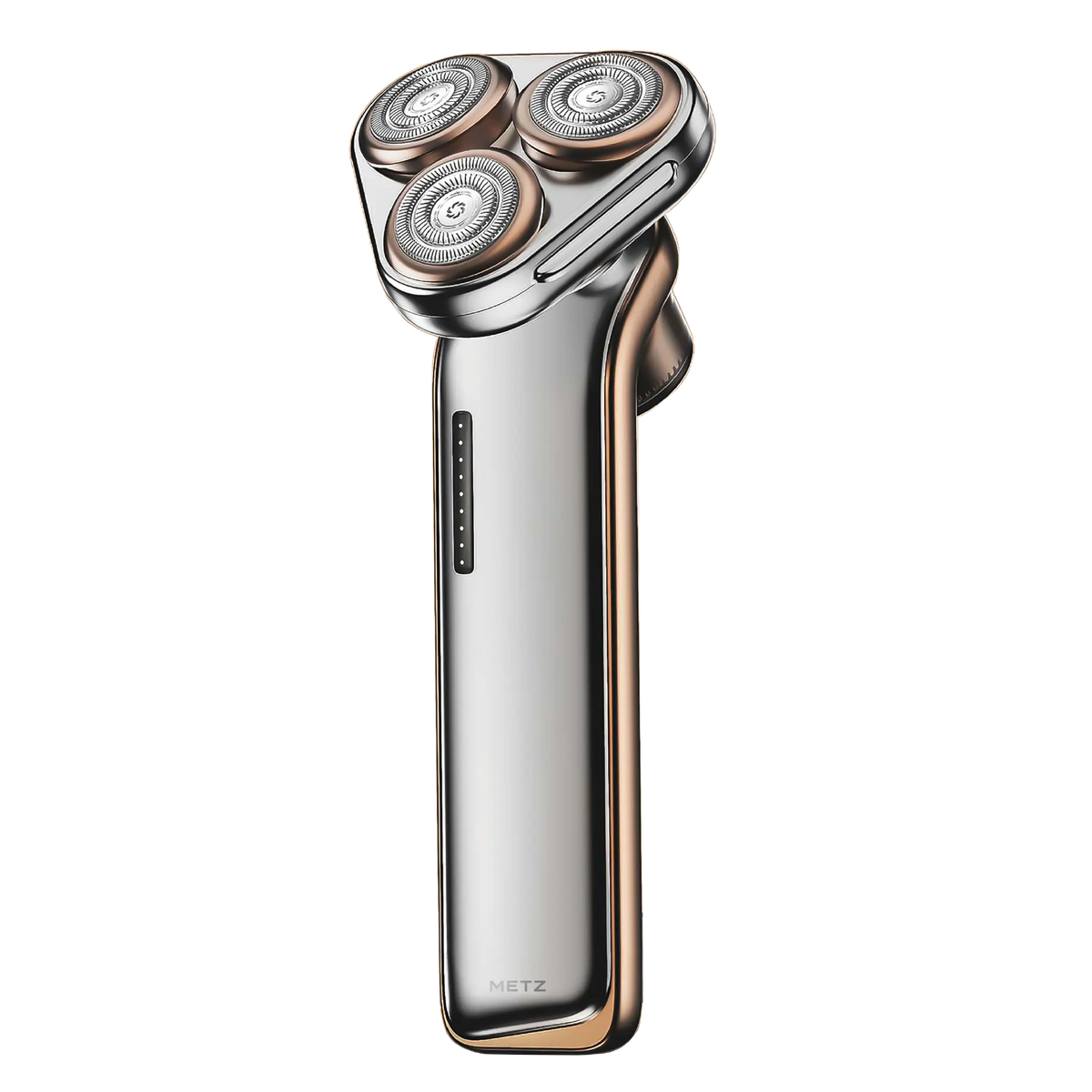 Metz Sword Electric Shaver - Titanium Gold / Standard Set (with Free Metz Nose Hair Trimmer)