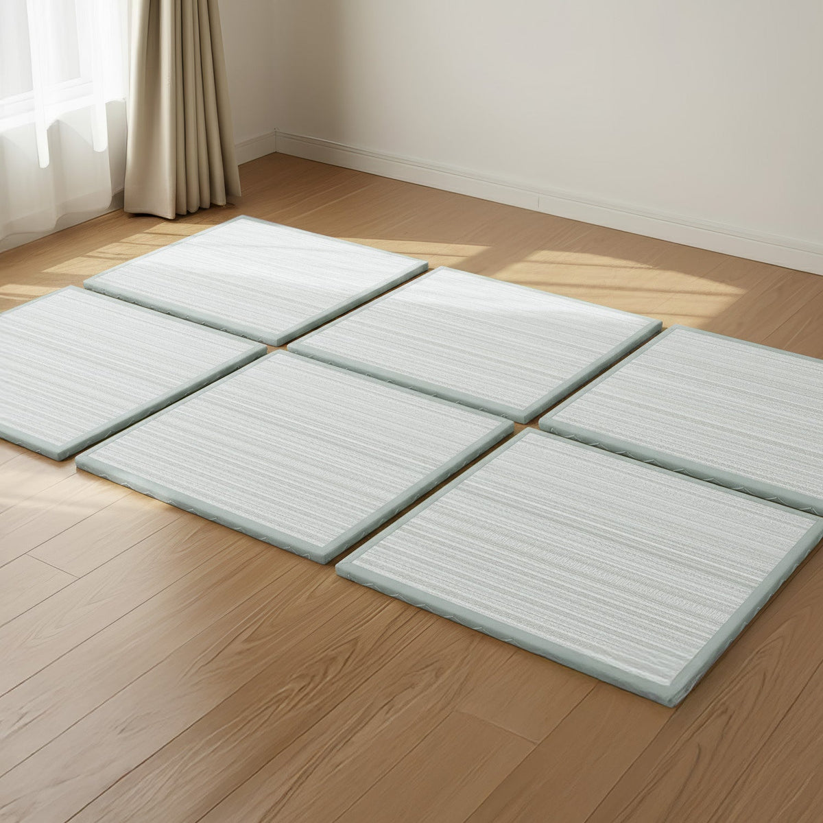 CocoShield Tatami Mat - Twin :39 × 80 / Light Green / 0.8inchModular
