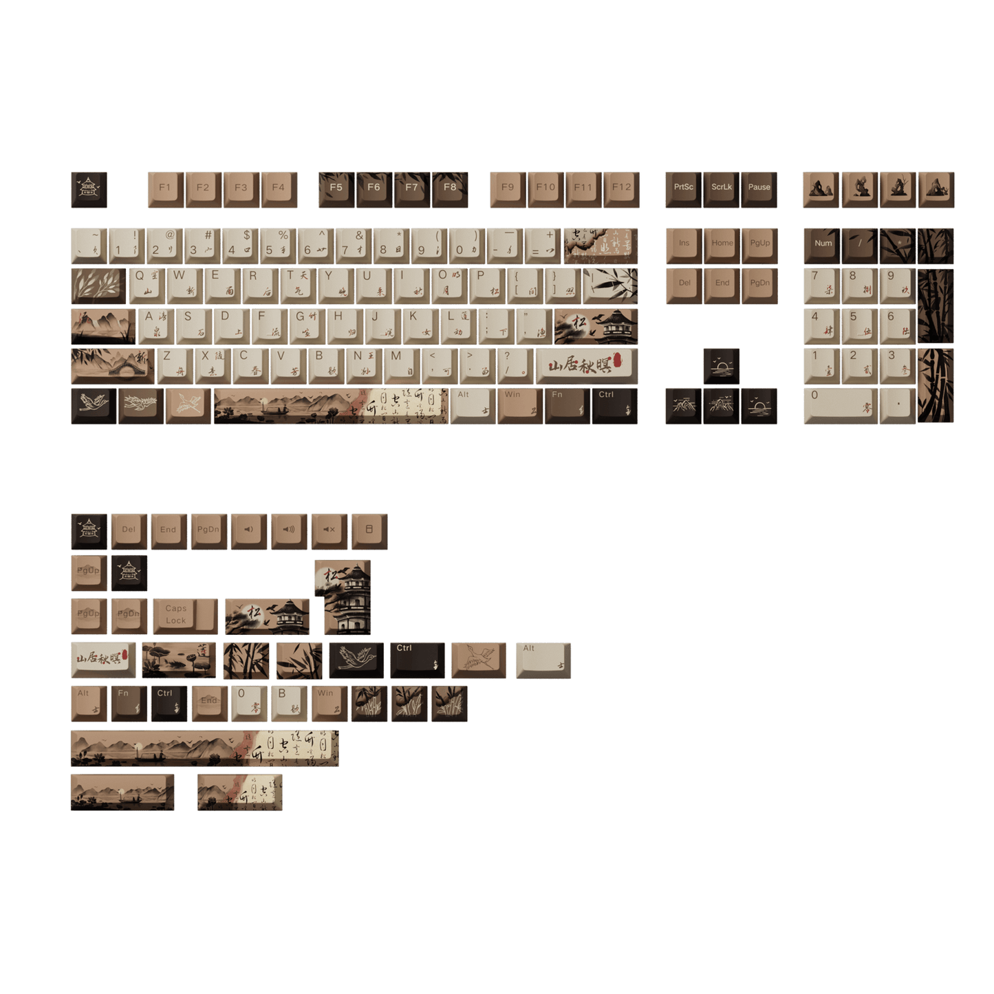 Mountain Seclusion Keycap Set (140-key)