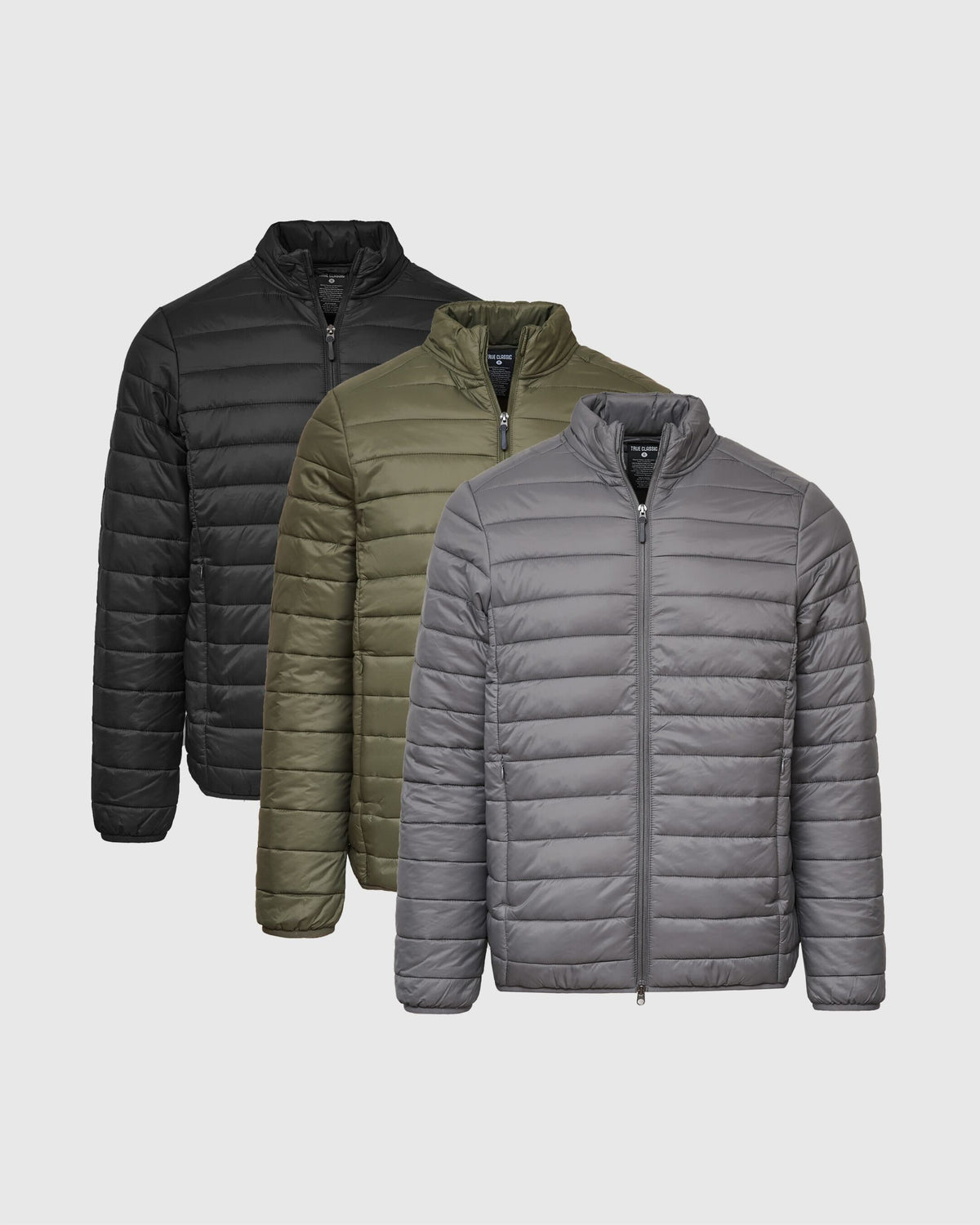 True Classic Multi Puffer Jacket 3-Pack | Large